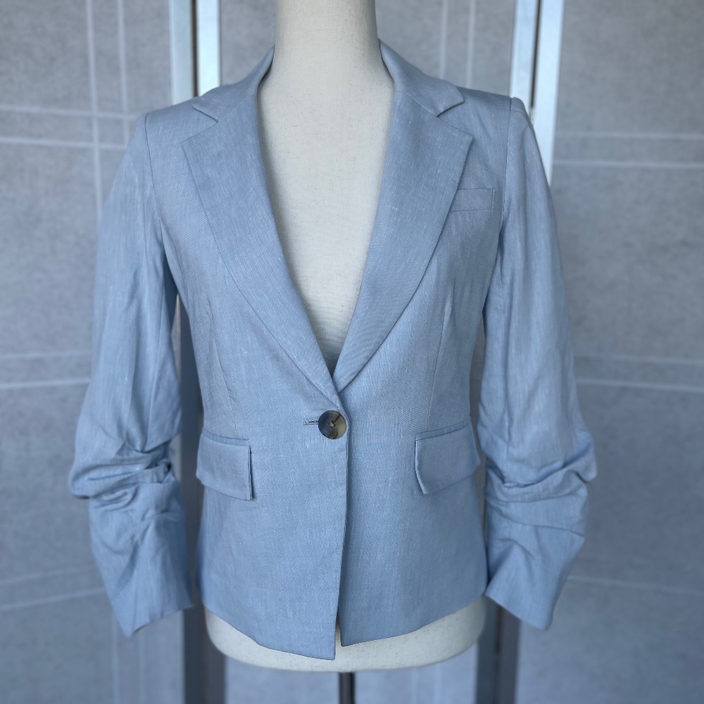 NWOT Veronica Beard Heathered Vapor Aaliyah Dickey Jacket sz 0